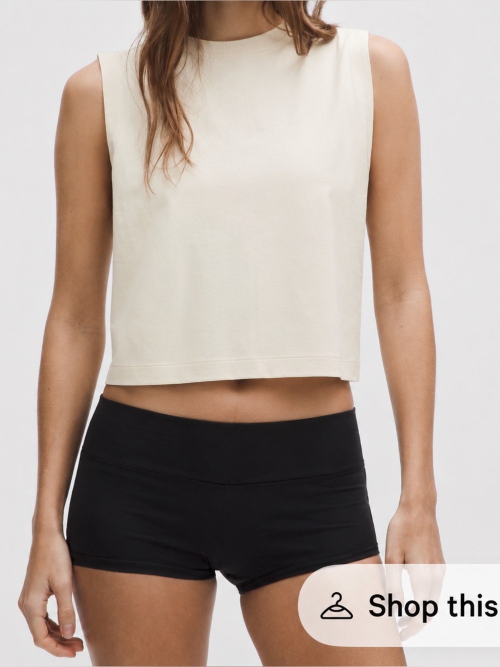 Lululemon All Yours Organic Cotton Tank *Hemmed